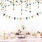 52 ft Sage Green, Pink & Gold Paper Garland – Jungle & Tropical Party Banner